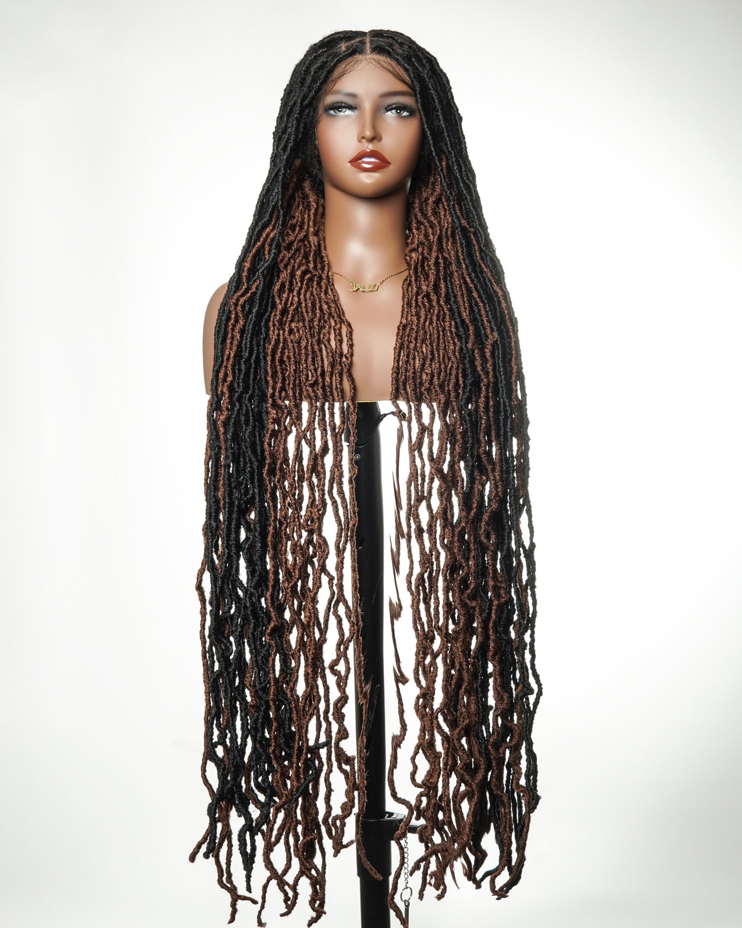 42 inches long locs wig