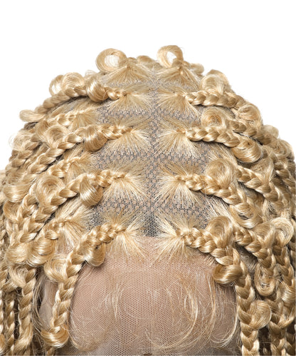 Butterfly Style Knotless Box Braided Wig Color #27/613