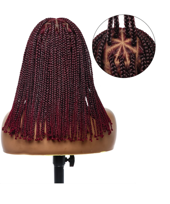 triangle base 14 inches 102 strands burgundy