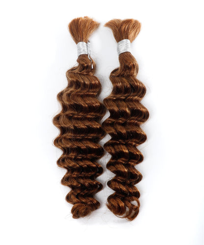 Bulk Hair Virgin Human Braiding Hair (1 Packing 2 Bundles/100g)