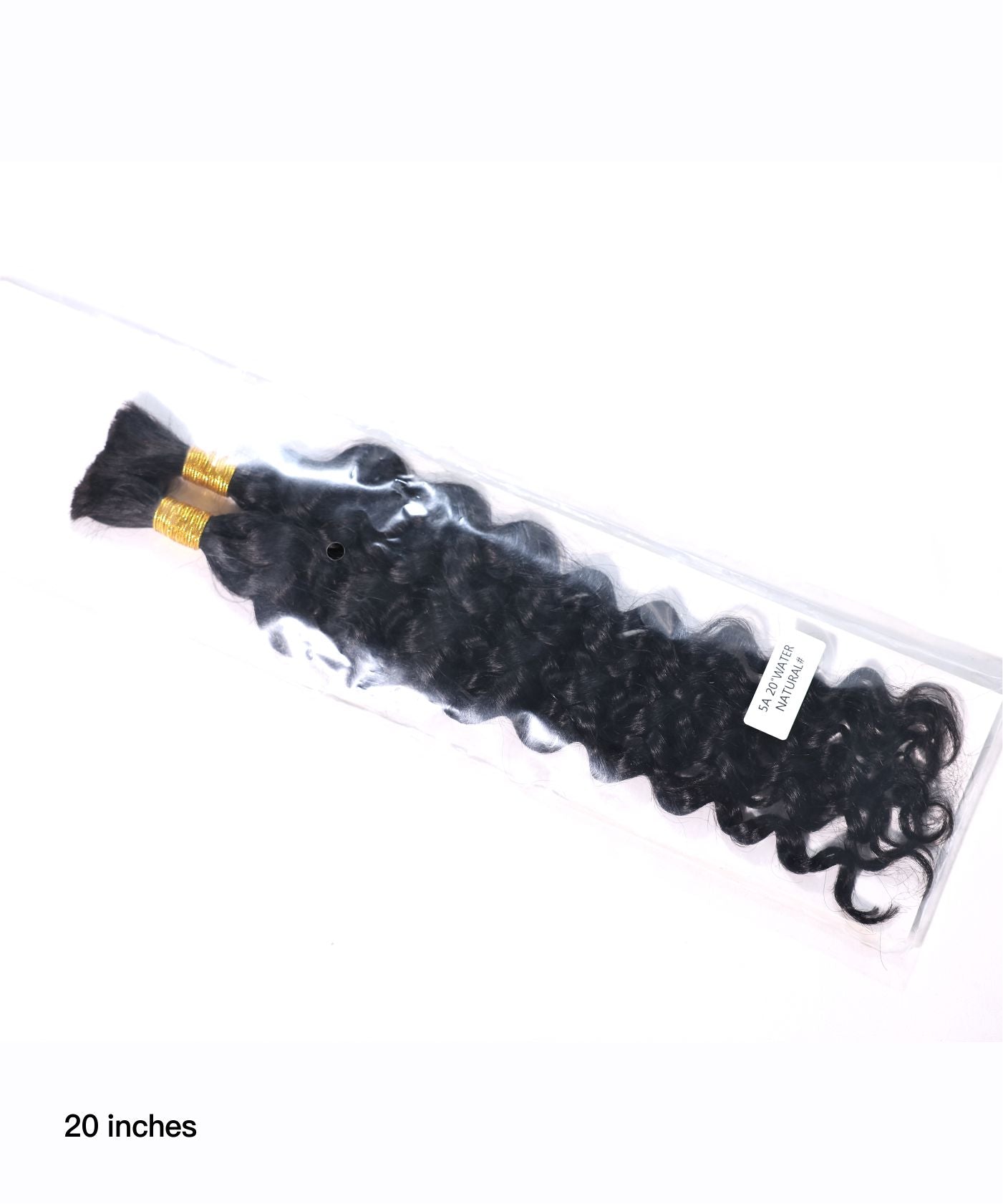 Natural Black 1B# Bulk Hair Extensions for Braiding