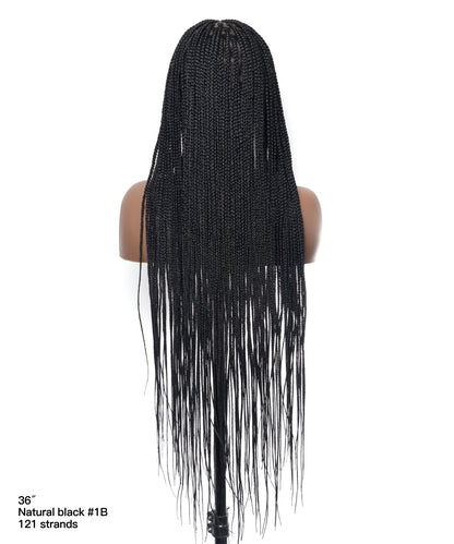 Lightweight Knotless HD Lace Box Braided Wig