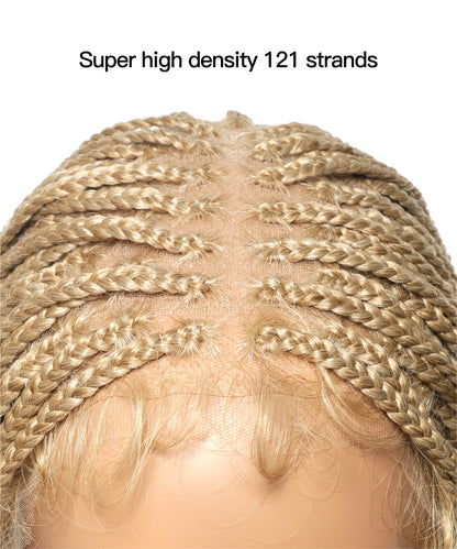 HD Lace Knotless Box Braided Wig Color #613