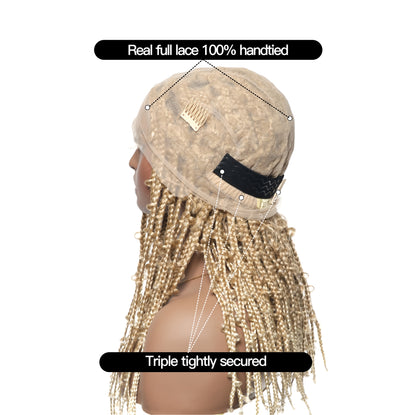 Butterfly Style Knotless Box Braided Wig Color #27/613