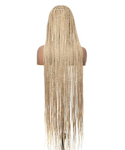 HD Lace Knotless Box Braided Wig Color #613