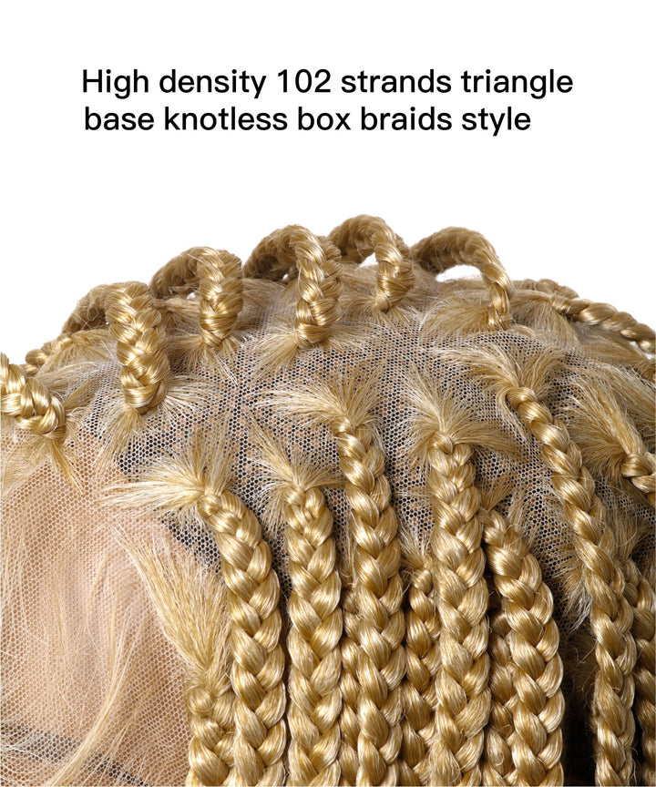 102 Strands Knotless Box Braided Wig