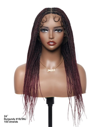 Lightweight Knotless HD Lace Box Braided Wig