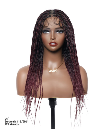 Lightweight Knotless HD Lace Box Braided Wig