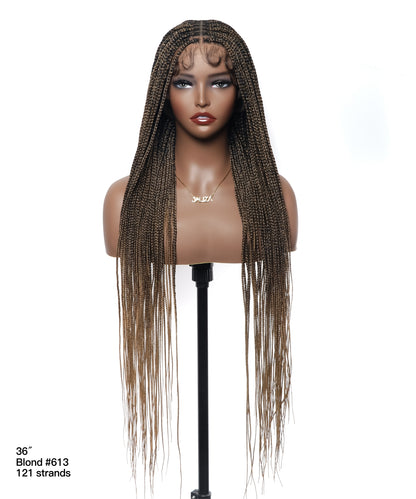 Lightweight Knotless HD Lace Box Braided Wig