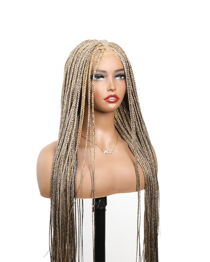 Micro Braids HD Full Lace 36" 200 Strands Box Braided Wig