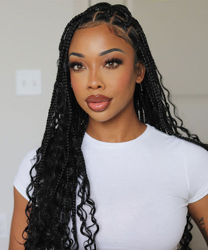 Medium Knotless Boho Box Braids - JALIZA 2