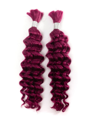 Bulk Hair Virgin Human Braiding Hair (1 Packing 2 Bundles/100g)