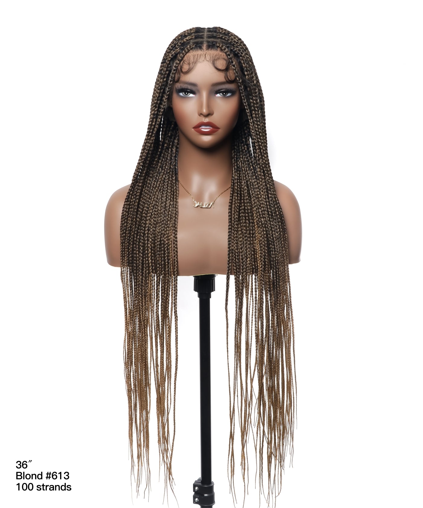 Lightweight Knotless HD Lace Box Braided Wig