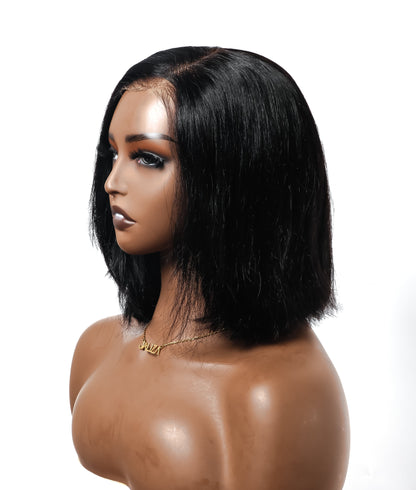 Glueless HD lace Deep Wave Pre Cut Pre Bleached Invisible Knots Virgin Human Hair Braided Wig