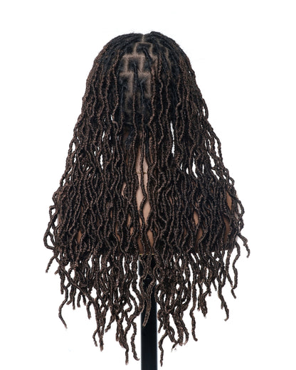 Salon-Level Locs HD Full Lace 24“ 80 Strands Braided Wig