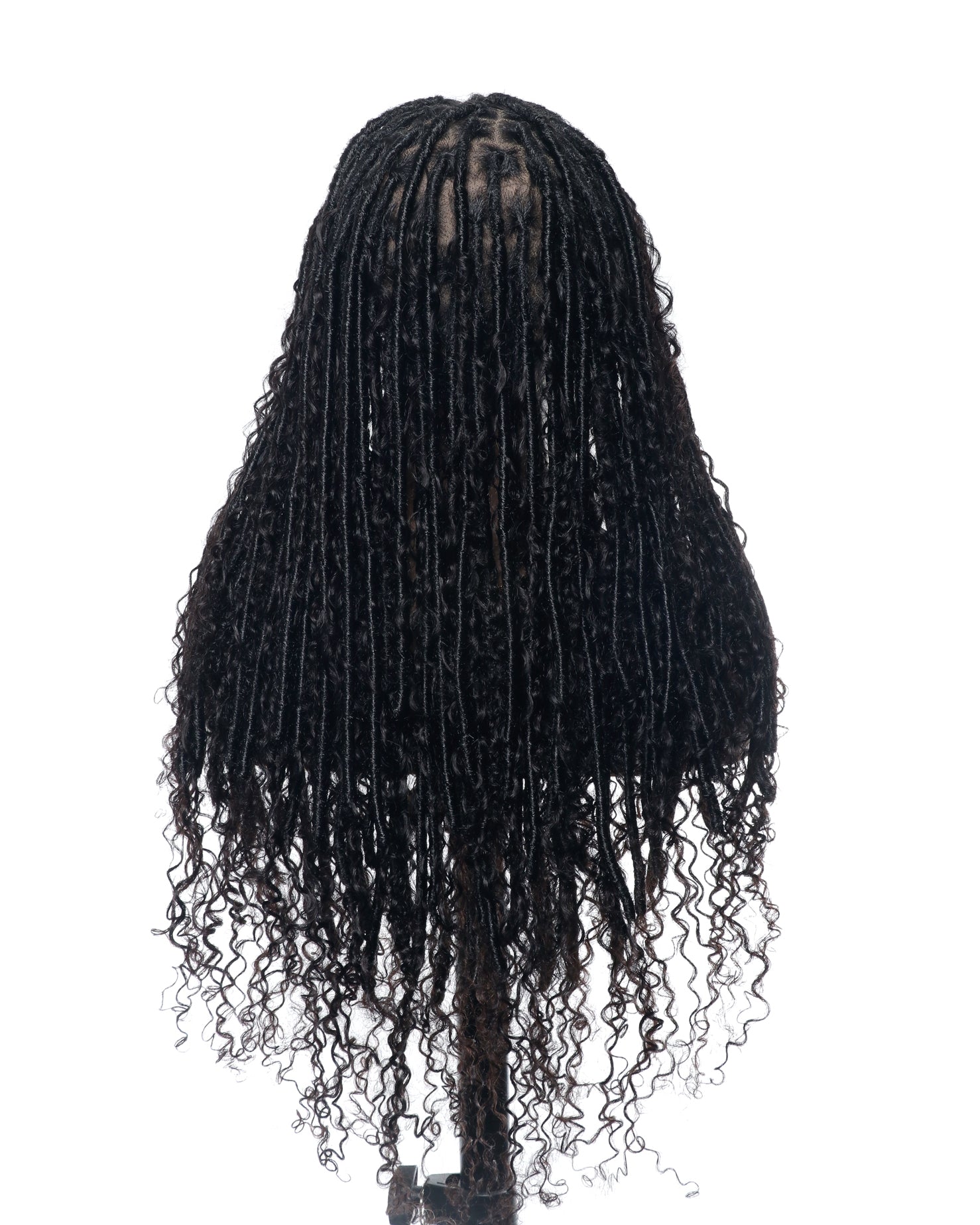 Salon-Level Soft Locs 30” HD Full Lace  80 Strands Braided Wig