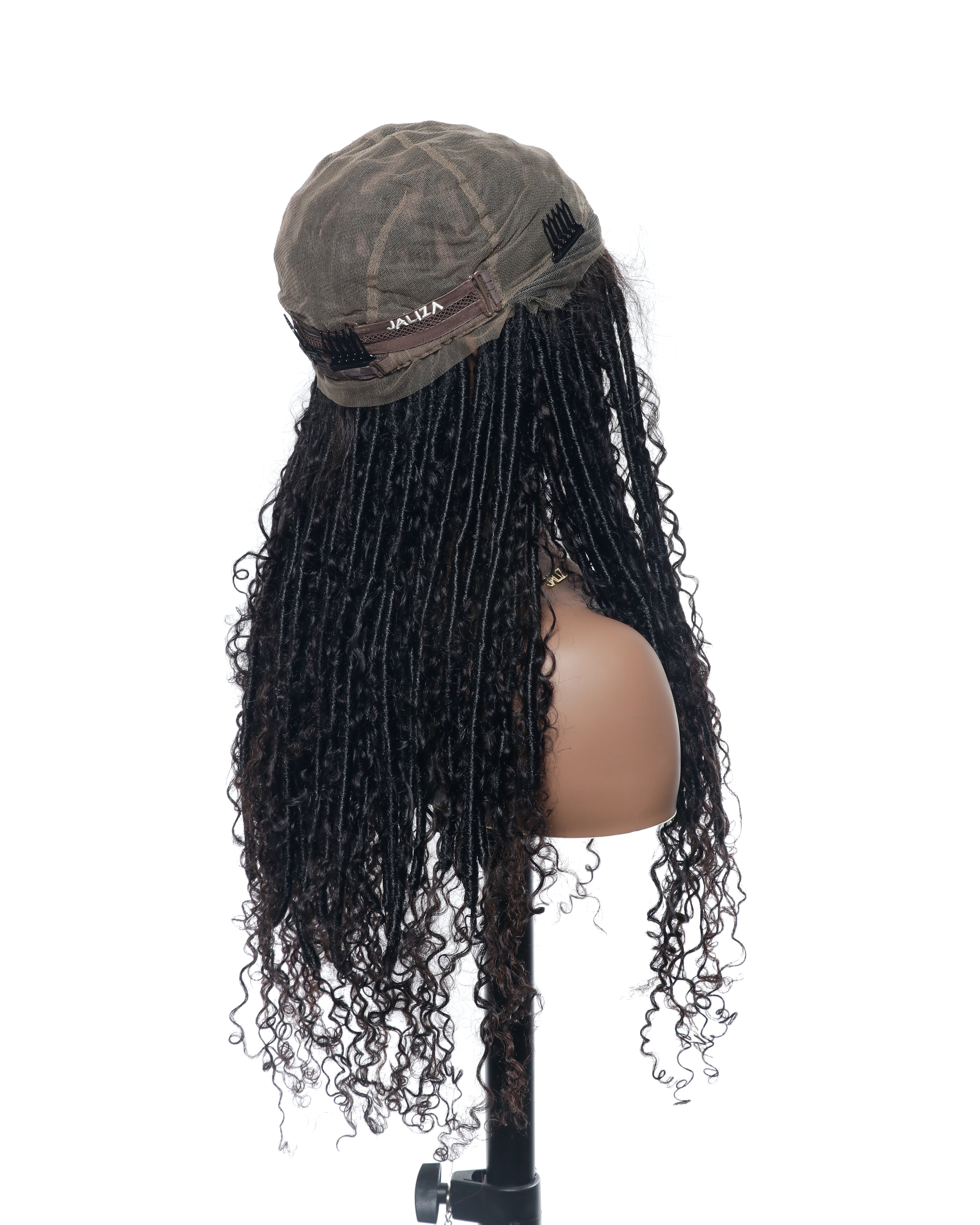 Salon-Level Soft Locs 30” HD Full Lace  80 Strands Braided Wig