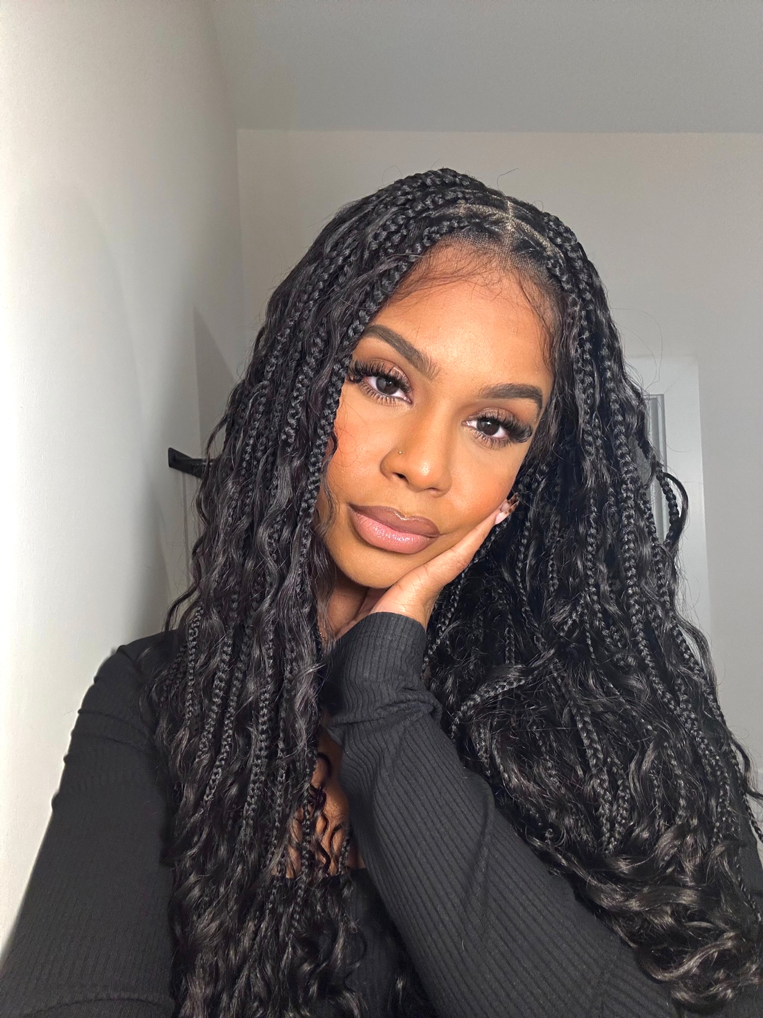 black boho braids