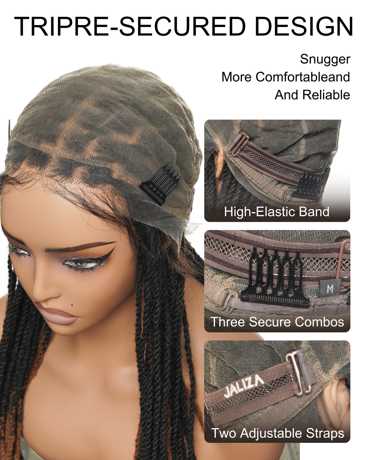 24" 100% Human Hair HD Full Lace Twist  Dreadlock Wig