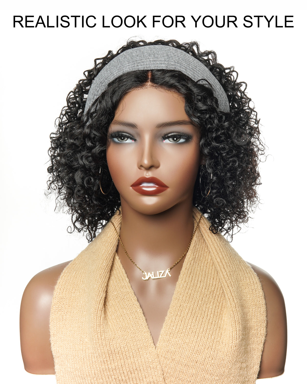 glueless afro curly wig