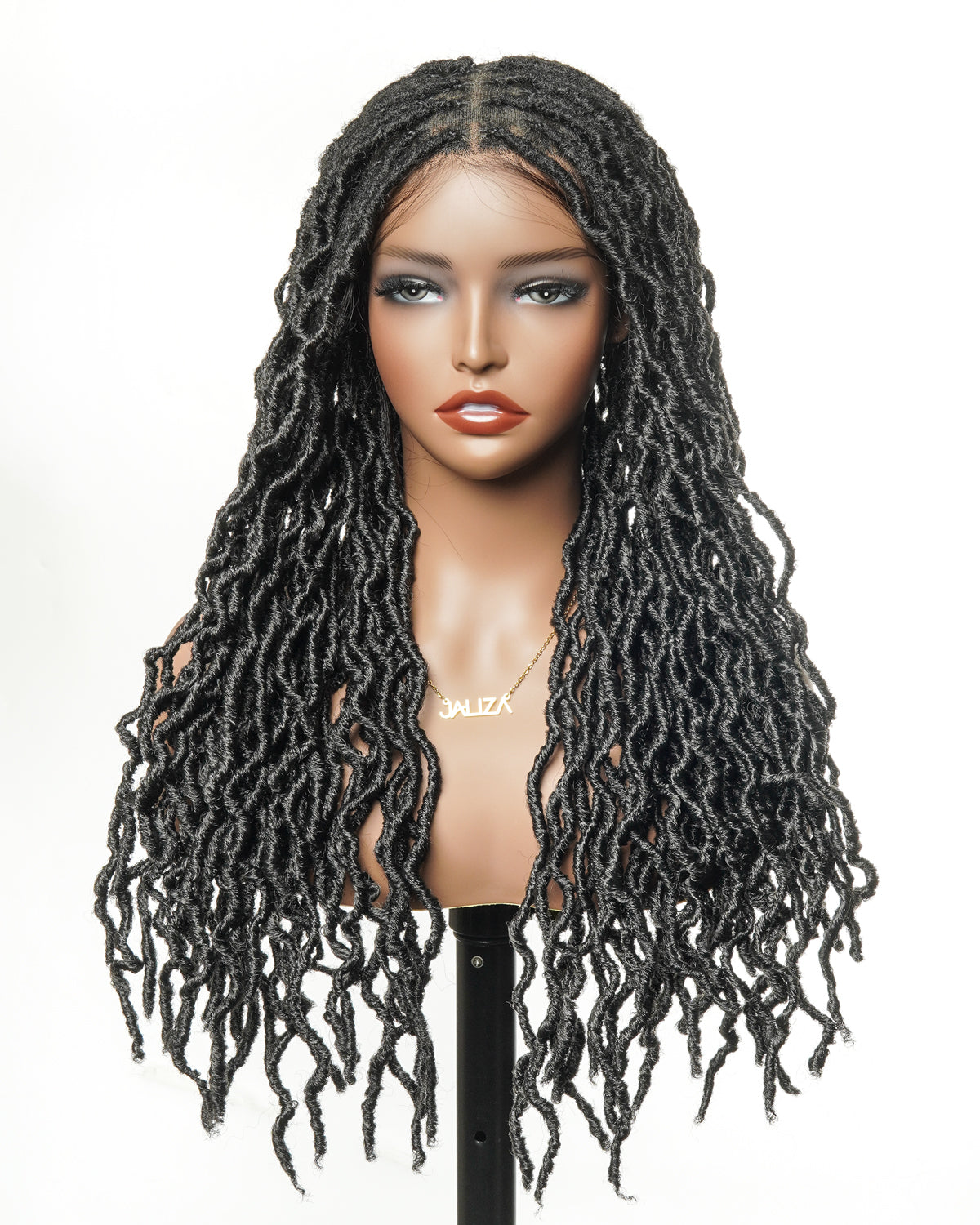 Glueless 24" Pre Cut HD Full Elastic Lace Ready-To-Go Locs Wig