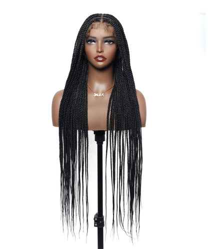 Lightweight Knotless HD Lace Box Braided Wig