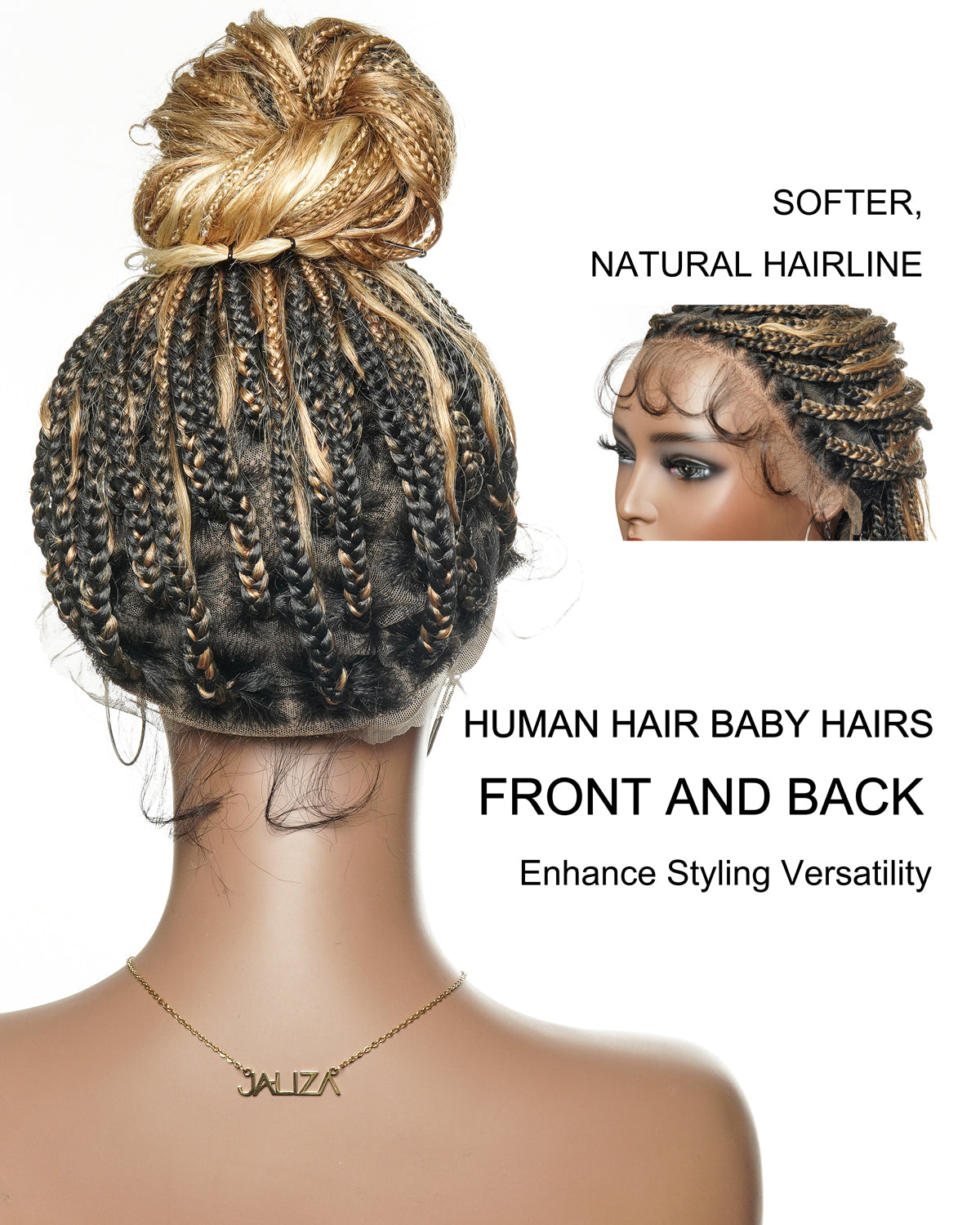 human baby hair front and back