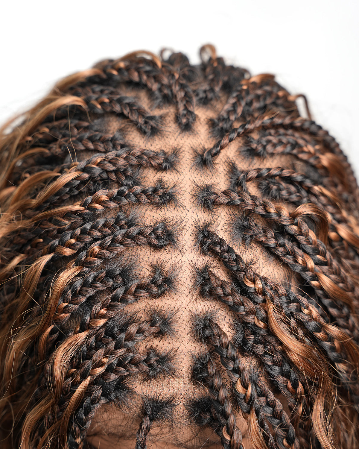 knotless box braids full lace