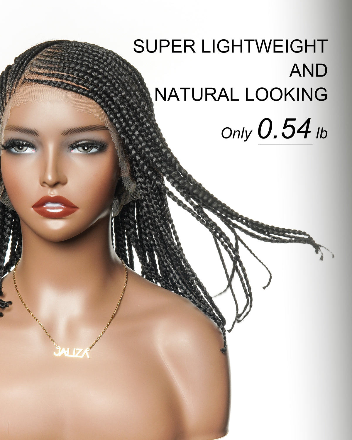 Pre Bleached Human Hair Lace Cornrow Style HD Full Lace Bob Box Braided Wig(Made to order, ships in 1-2 weeks)