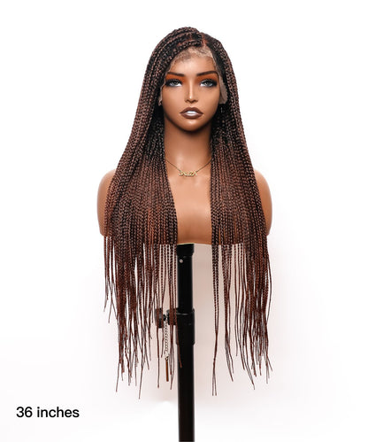 Small Knotless Box Braids Wig